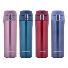 NERŪDIJANČIO PLIENO TERMO PUODELIS 450 ML KAMILLE 2088